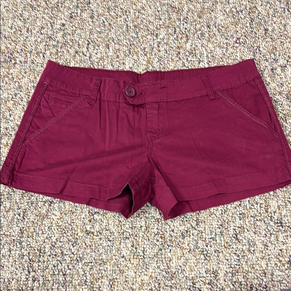 Women's Burgundy Shorts